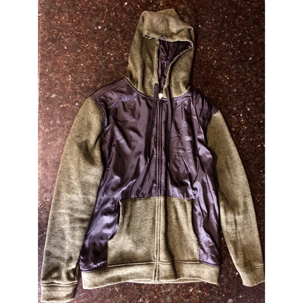 Men’s Split Lightweight Zip Up Hoodie Size: XL